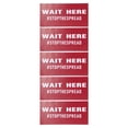 thumbnail image 1 of Warning Sticker,2 Set Floor Sticker Floor Sticker Floor Ground Sign Meticulously Designed, 1 of 8