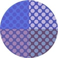 thumbnail image 1 of Ahgly Company Machine Washable Indoor Round Transitional Purple Amethyst Purple Area Rugs, 7' Round, 1 of 7