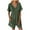 Green, variant on Fashion Women's Solid V Neck Pocket Zippered Short Sleeve Jumpsuit Suites Dressy for Women Womens Rompers Casual Bridal Pants for Wedding Heist Overalls Shower Suit Glitter Bodysuit for Women Womens