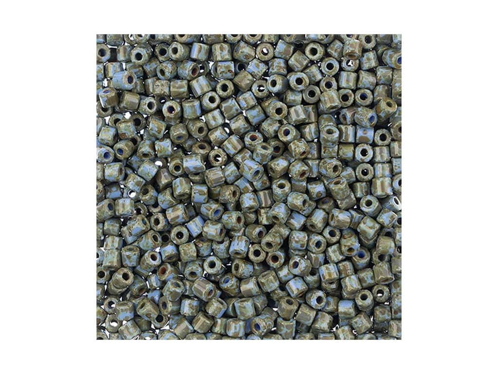 John Bead Czech Rola Bead 4.5mm Op Traveret Blue