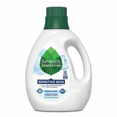 Seventh Generation Free and Clear Laundry Detergent, 90 oz, 60 Loads