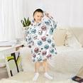 thumbnail image 6 of joogoo Blanket Hoodie for Cartoon Skull Oversize Sweatshirt 3-14 YR L, 6 of 7