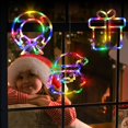 thumbnail image 4 of Luces navideñas USB LolStar para ventana, paquete de 3 unidades, LED multicolor, 4 of 8