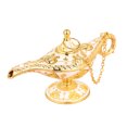 thumbnail image 1 of Aladdin Wishing Lamp Decoración Regalo Retro para Home Wedding Party (Oro) Ehuebsd Libre de BPA, 1 of 7