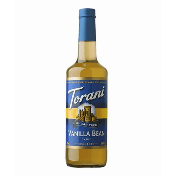 Torani SUGAR FREE Vanilla Bean Naturally Flavored Syrup - 24.5fl oz 750mL