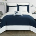 thumbnail image 4 of Chic Home Wynn Shams Included Decorative Pillow, Twin Duvet, Plum, 3 Piece, 4 of 5