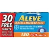 Aleve Back & Muscle Pain Reliever/Fever Reducer Tablets, 130 ct, Bonus (100+30)