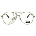 thumbnail image 2 of Nerd Metal Rebar Jewel Arm Designer Fashion Pilots Eyeglasses Gold, 2 of 4