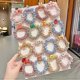 thumbnail image 3 of 20pcs (10 pairs) Cute Hair Ties Soft Rubber Bands Hair Bands Holders Pigtails Hair Accessories for Girls Infants Toddlers Kids Teens and Children (Sty, 3 of 4