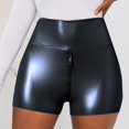thumbnail image 2 of Uqiangy Night Out Shorts For Women Short Shorts For Women Black Mini Shorts Leather Shorts Women Shorts For Women Sexy Casual Party Shorts For Women Party Shorts Black L, 2 of 7