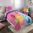 Disney Princess Kids Twin Sheet Set, Pink and Purple