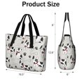 thumbnail image 3 of Tote Bag for Women - Bulldog Dog Shoulder Bag - Large Utility Work Duffle Bag with Zipper Handbag for Travel, Work, Sprots, 3 of 5