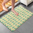 thumbnail image 4 of LightYellow Green Dinosaurs Silhouettes Pattern Bathroom Rugs Mat,Non Slip Microfiber Bathroom Rug,Rubber Backing,Soft Bathroom Mats for Bathroom Floor,Tub and Shower,20x32in(50x80cm), 4 of 5