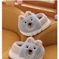 thumbnail image 4 of IROINNID Kid's Winter Slipper Cute Fuzzy Animal Boys/Girl's Plush Warm Non-Slip Indoor Slippers, Size 3-13Y, 4 of 5