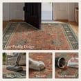thumbnail image 6 of KUETH 2x3 Vintage Floral Area Rugs Machine Washable Rugs for Living Room, Non Slip Flat Pile Rug with Rubber Backing, Boho Rug for Entryway Bedroom Dining Room Home Office, 6 of 12