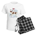thumbnail image 4 of CafePress - Irish Red & White Setter Women's Light Pajamas - Women's Short Sleeve Print T-Shirt and Pants Light Cotton Pajama Set, 4 of 7