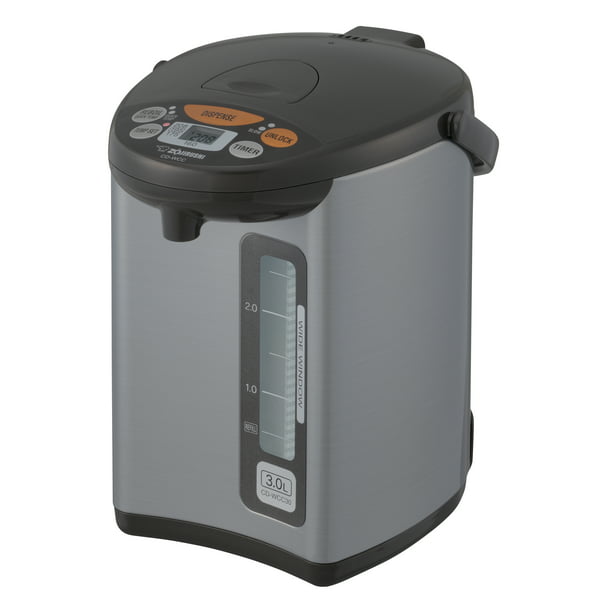 Gaan Productief Verbinding verbroken Zojirushi Micom Water Boiler & Warmer, 3.0 Liter, Silver Dark Brown -  Walmart.com