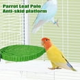 thumbnail image 4 of Parrot/Perch Stand with Suction Cup, Leaf Shape Resin Perching Station Pole, Claw Grinding Rod for Parakeets, Cockatiels & Small Birds, Pink, 4 of 5