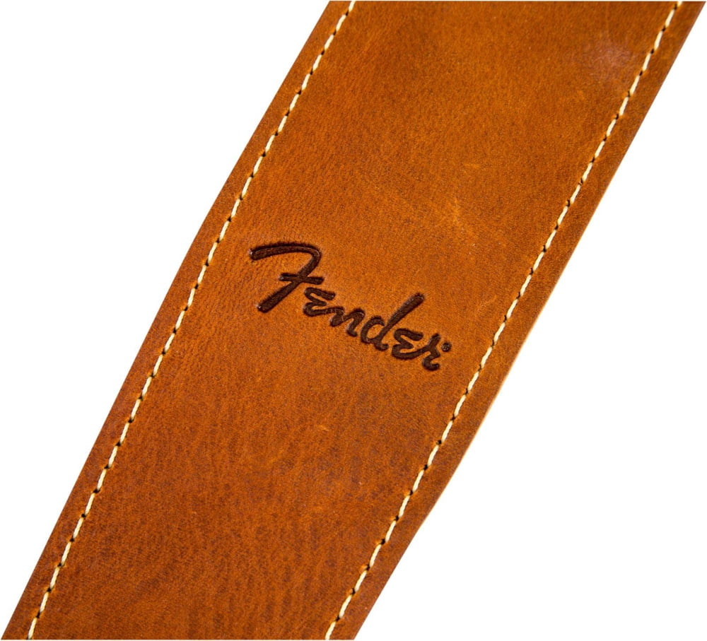 Fender Ball Glove Leather 2.5 in. Guitar Strap - Brown
