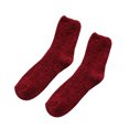 thumbnail image 2 of Xingzhi WarmMenSocksSolidColorMidCalfSocksAutumnWinterStyleCoralVelvetThickenedFloorSocks, 2 of 4