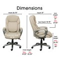 thumbnail image 2 of Serta Travaille Ma Chaise de Bureau Ivoire Blanc, 2 of 7