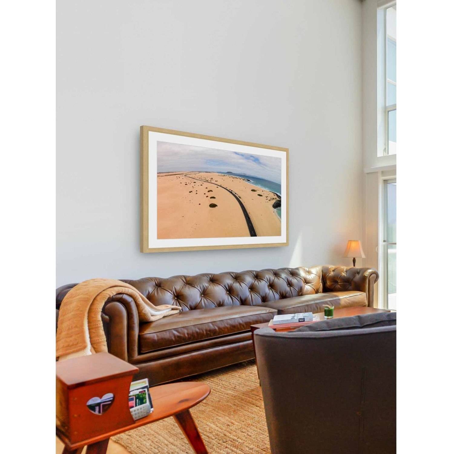"Beach Highway" Framed Painting Print
