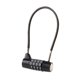 thumbnail image 5 of Candado de cable con combinación de 4 dígitos, resistente, de seguridad, multiusos Cable de 28 cm, 5 of 9