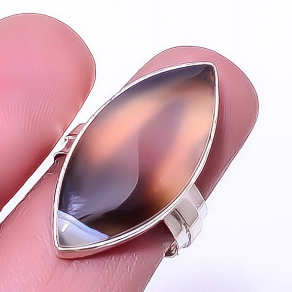 Sard Onyx - India Handmade Gemstone 925 Sterling Silver Jewelry Ring s.7 A316, Christmas Gift, Gemstone Silver Jewelry, Sardonyx Ring, New Year Sale