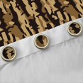 thumbnail image 4 of Castle Fairy Camouflage Curtains Pack of 2 (42x84 Each),Vintage Camo Curtains Blackout, 4 of 6
