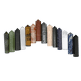 thumbnail image 3 of Shungite Crystal Hexagonal Points, DIY Jewelry Making (3 pcs), 3 of 3