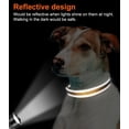 thumbnail image 5 of Safe Reflective Dog Collar with Adjustable Nylon Webbing, Suitable for Nighttime Walking Training, Available in Multiple Sizes in Yellow M, 5 of 7