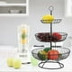 thumbnail image 5 of Frutero de 3 niveles, frutero de cocina, soporte para cestas, fruteros metálicos de encimera, soporte para almacenar frutas y verduras, 5 of 5