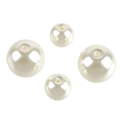 12 Packs: 274 ct. (3 - 288 total) Pearl White Beads by Creatology