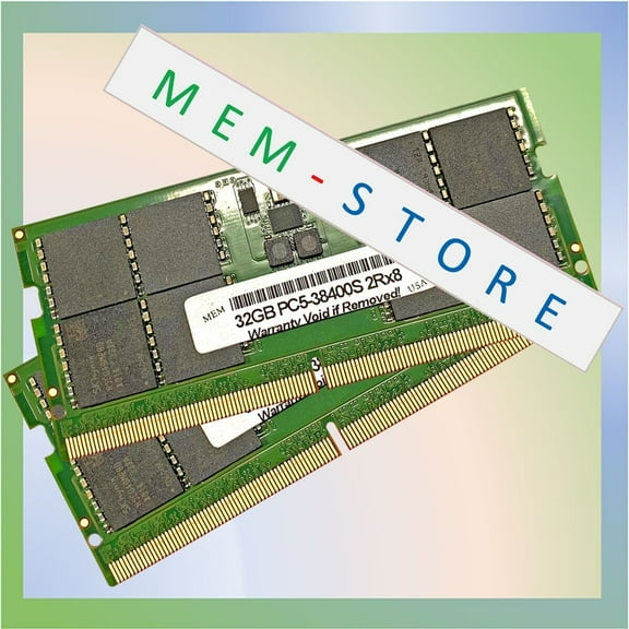 64GB (2x32GB) DDR5-4800 SODIMM Kingston KVR48S40BD8K2-64 Equivalent RAM Memory (3rd Party)