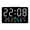 Black shell white li, variant on Small Digital Clock with Integrated Hygrometer Thermometers Large LED Display Adjustable Brightness Environment Monitor