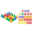 thumbnail image 1 of Blocks Toys, Multiple Shapes Creative Educational Toys Bricks Set Bright Color Bricks  For Early Education, 1 of 8
