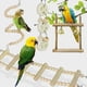thumbnail image 5 of Paquete de 8 juguetes para masticar loros y pájaros con hamaca y campana, cadena para posarse para pájaros, loros, periquitos, periquitos, guacamayos, tortolitos, 5 of 5