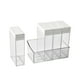 thumbnail image 5 of Set de caja de condimentos Organizador de almacenamiento de especias de 4 compartimentos | Frascos multifunción de plástico con tapas selladas | Aberturas de agitador ajustables | Mesa de cocina, 5 of 9