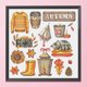 thumbnail image 3 of Cuadros Decorativos 11CT Impreso Punto de cruz completo Artesanía Escena de otoño Obra de arte Decoración de pared Sywqhk Nuevos Originales, 3 of 9