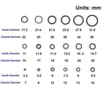 thumbnail image 2 of Tool Daily Pressure Washer O Rings Kit for Pump, Hose, Gun, Wand, Coupler, Adapter, Nozzle, 18 Sizes, 100 Pieces, 2 of 5