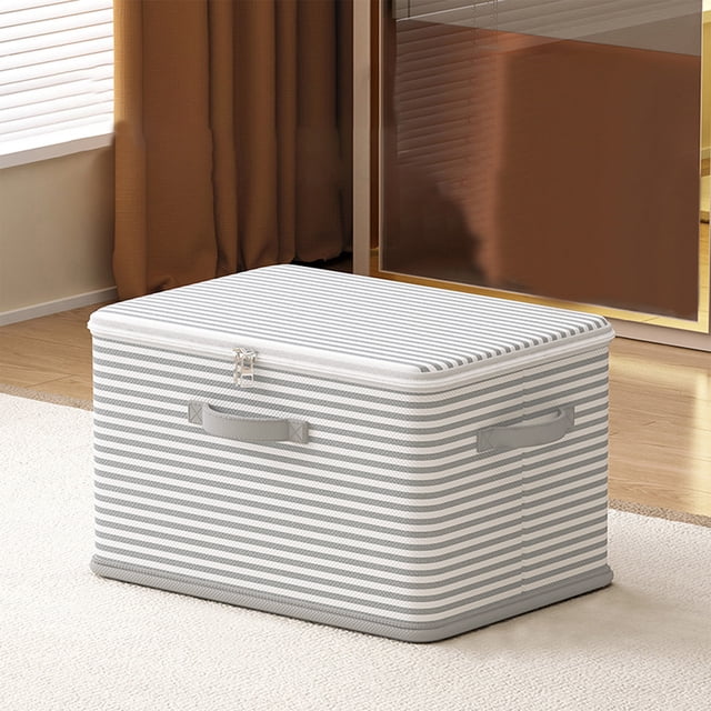 Naittoop Clothes Storage Bag Wardrobe Sorting Storage Box Portable Storage Bag Winter Cup Storage Box Indoor