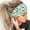 Green, variant on Black Headband for Women Print Headband Elastic Head Wrap Hair Band Bandana Headband