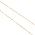 thumbnail image 3 of Cadena Martillada Ametrinaa Bitono Oro Italiano Sólido 10k 55cm, 3 of 5