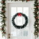 thumbnail image 3 of Seyotauo 13.78 inch Christmas Wreath Garland White Green Christmas Wreath Christmas Bowknot Wreath Decorations Xmas Hanging Pendants Wreaths with Bow Artificial Home Wall Door Decorations, 3 of 8