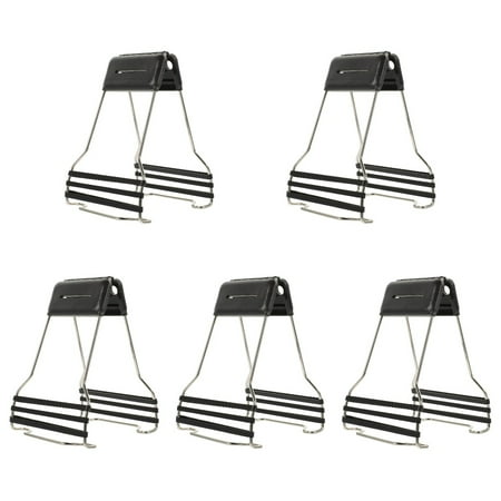 

ZEHUANYU 5pcs Nonslip Plate Lifter Hot Dishes Gripper Reusable Bowl Clip Plate Lifter Handheld Plate Gripper