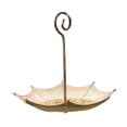 thumbnail image 6 of Bird Feeder,Umbrella Shape Weatherproof Metal Hanging Rod Wide Curved for Outdoor Patio Garden Yard, 6 of 6