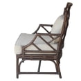 thumbnail image 3 of New Pacific Direct Kara 17.5" Rattan and Cotton Accent Arm Chair in Paloma Brown, 3 of 3