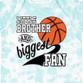 thumbnail image 4 of Inktastic Little Brother and Biggest Fan Basketball Player Boys Baby Bodysuit, 4 of 5