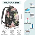 thumbnail image 5 of Pioneer Flower Backpack for School,Cute School Bag,Schoolbag with Adjustable Shoulder Straps & Padded Back,16.9 Inch, 5 of 5