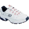 Boys' Skechers Stamina Cutback Sneaker White/Navy 6.5 M